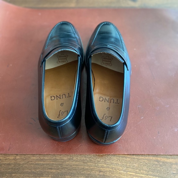 Lof & Tung Black Garcia Penny Loafer - Size US7/UK6 - Picture 2 of 8